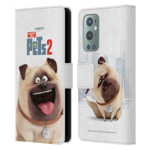The Secret Life of Pets 2 Character Posters Mel Pug Dog Leather Book Wallet Case Cover For OnePlus 9