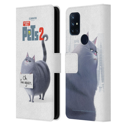The Secret Life of Pets 2 Character Posters Chloe Cat Leather Book Wallet Case Cover For OnePlus Nord N10 5G