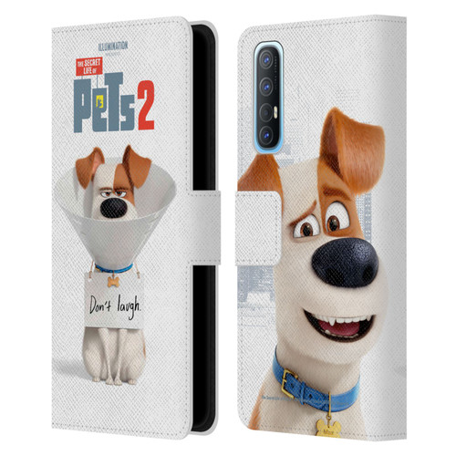 The Secret Life of Pets 2 Character Posters Max Jack Russell Dog Leather Book Wallet Case Cover For OPPO Find X2 Neo 5G