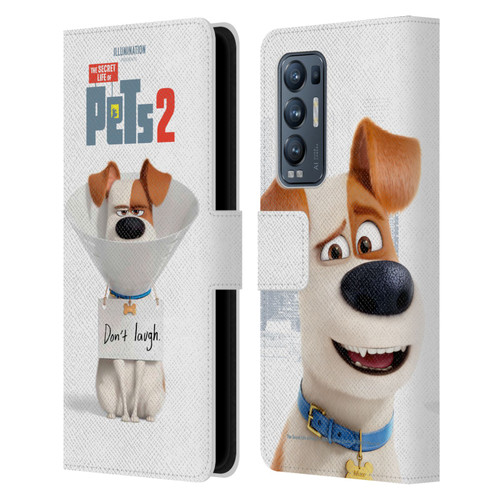The Secret Life of Pets 2 Character Posters Max Jack Russell Dog Leather Book Wallet Case Cover For OPPO Find X3 Neo / Reno5 Pro+ 5G