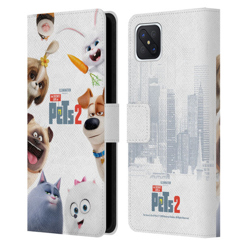 The Secret Life of Pets 2 Character Posters Group Leather Book Wallet Case Cover For OPPO Reno4 Z 5G