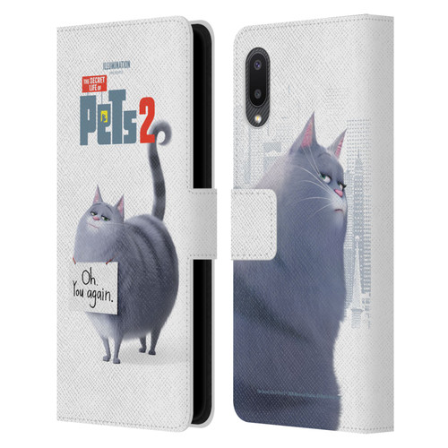 The Secret Life of Pets 2 Character Posters Chloe Cat Leather Book Wallet Case Cover For Samsung Galaxy A02/M02 (2021)