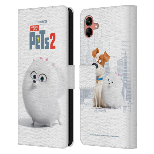 The Secret Life of Pets 2 Character Posters Gidget Pomeranian Dog Leather Book Wallet Case Cover For Samsung Galaxy A04 (2022)