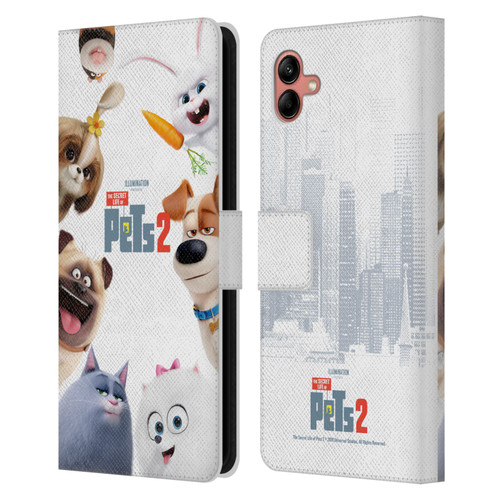 The Secret Life of Pets 2 Character Posters Group Leather Book Wallet Case Cover For Samsung Galaxy A04 (2022)