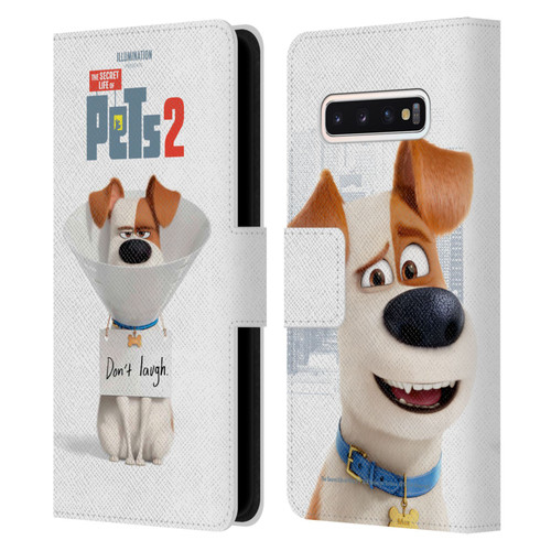 The Secret Life of Pets 2 Character Posters Max Jack Russell Dog Leather Book Wallet Case Cover For Samsung Galaxy S10