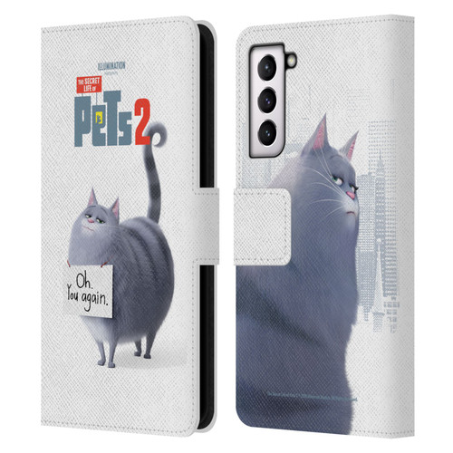 The Secret Life of Pets 2 Character Posters Chloe Cat Leather Book Wallet Case Cover For Samsung Galaxy S21 5G