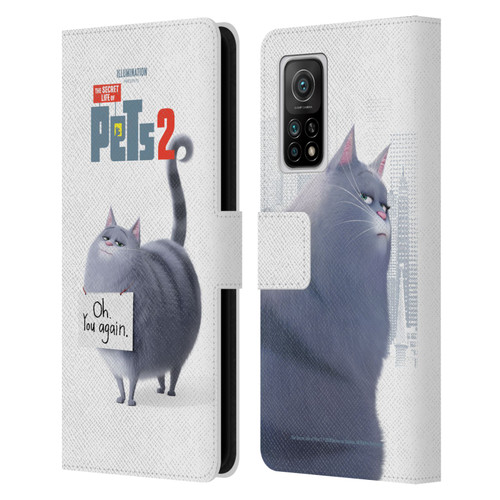 The Secret Life of Pets 2 Character Posters Chloe Cat Leather Book Wallet Case Cover For Xiaomi Mi 10T 5G