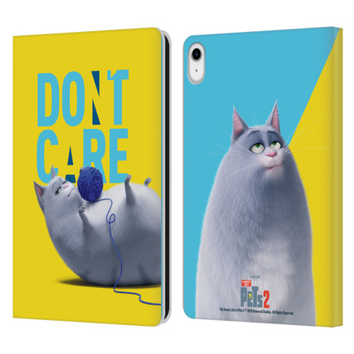 The Secret Life of Pets 2 II For Pet's Sake Chloe Cat Yarn Ball Leather Book Wallet Case Cover For Apple iPad 10.9 (2022)