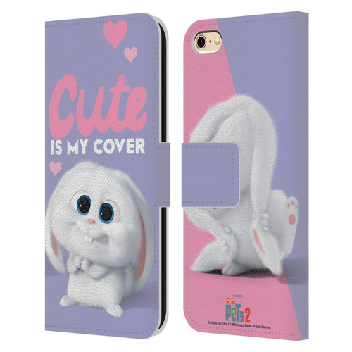 The Secret Life of Pets 2 II For Pet's Sake Snowball Rabbit Bunny Cute Leather Book Wallet Case Cover For Apple iPhone 6 / iPhone 6s
