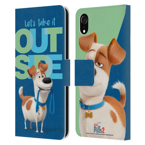 The Secret Life of Pets 2 II For Pet's Sake Max Dog Leash Leather Book Wallet Case Cover For Apple iPhone XR