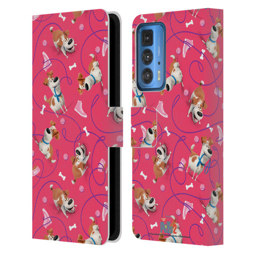 The Secret Life of Pets 2 II For Pet's Sake Max Dog Pattern 2 Leather Book Wallet Case Cover For Motorola Edge 20 Pro