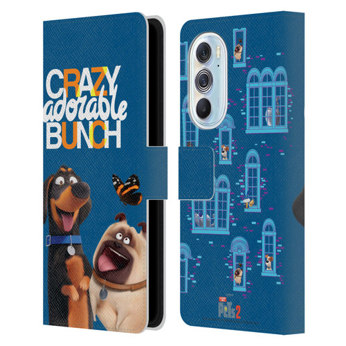 The Secret Life of Pets 2 II For Pet's Sake Group Leather Book Wallet Case Cover For Motorola Edge X30
