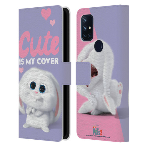 The Secret Life of Pets 2 II For Pet's Sake Snowball Rabbit Bunny Cute Leather Book Wallet Case Cover For OnePlus Nord N10 5G
