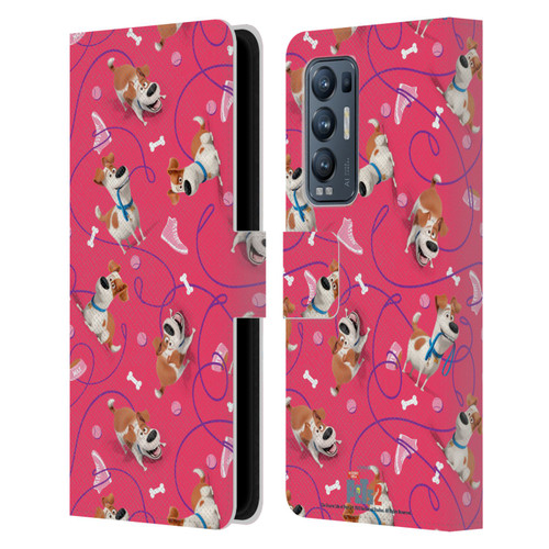 The Secret Life of Pets 2 II For Pet's Sake Max Dog Pattern 2 Leather Book Wallet Case Cover For OPPO Find X3 Neo / Reno5 Pro+ 5G