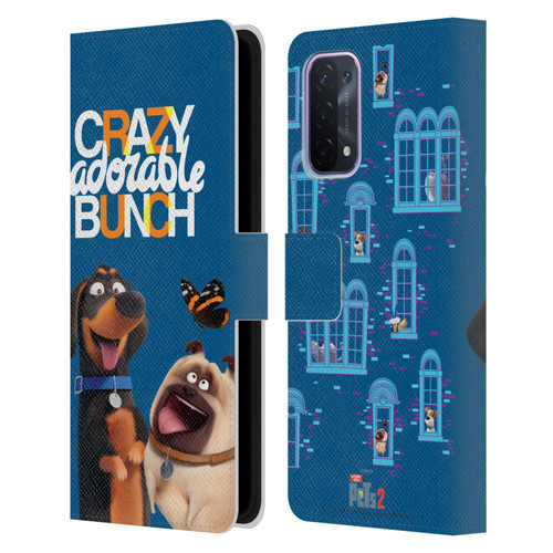 The Secret Life of Pets 2 II For Pet's Sake Group Leather Book Wallet Case Cover For OPPO A54 5G