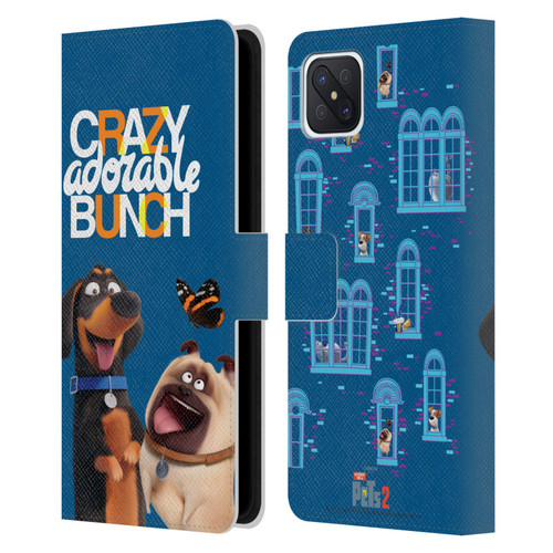 The Secret Life of Pets 2 II For Pet's Sake Group Leather Book Wallet Case Cover For OPPO Reno4 Z 5G