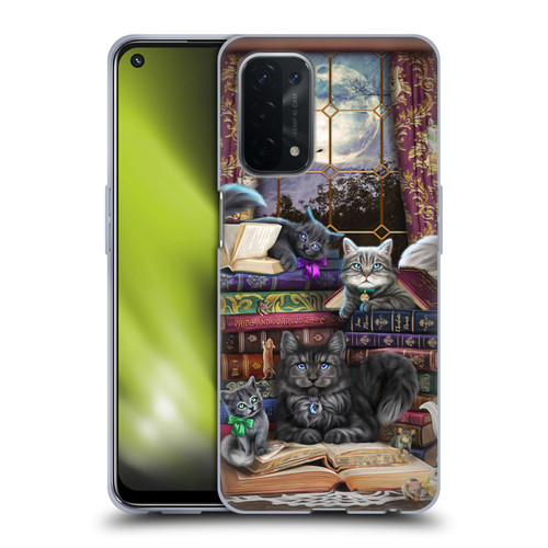 Brigid Ashwood Cats Storytime Cats And Books Soft Gel Case for OPPO A54 5G