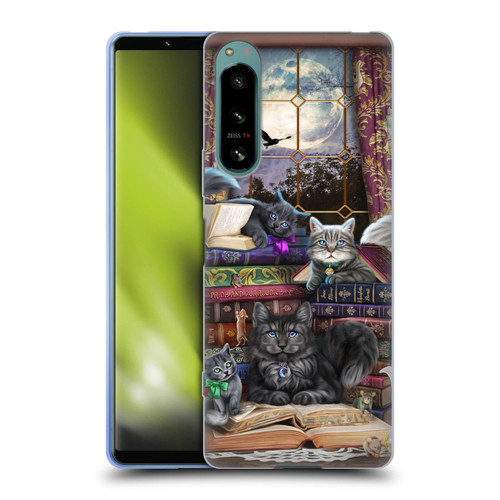 Brigid Ashwood Cats Storytime Cats And Books Soft Gel Case for Sony Xperia 5 IV