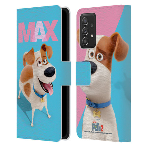 The Secret Life of Pets 2 II For Pet's Sake Max Dog Leather Book Wallet Case Cover For Samsung Galaxy A52 / A52s / 5G (2021)