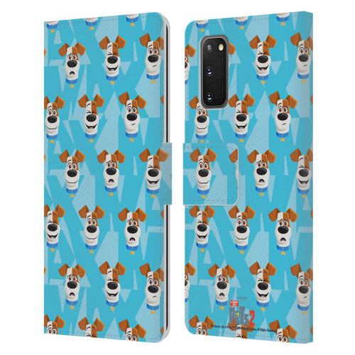 The Secret Life of Pets 2 II For Pet's Sake Max Dog Pattern Leather Book Wallet Case Cover For Samsung Galaxy S20 / S20 5G