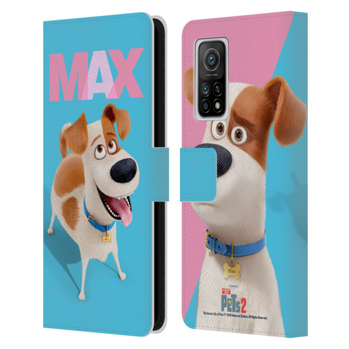 The Secret Life of Pets 2 II For Pet's Sake Max Dog Leather Book Wallet Case Cover For Xiaomi Mi 10T 5G