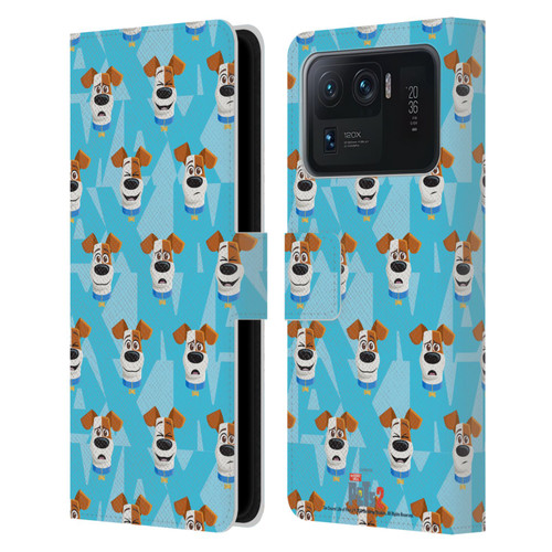 The Secret Life of Pets 2 II For Pet's Sake Max Dog Pattern Leather Book Wallet Case Cover For Xiaomi Mi 11 Ultra