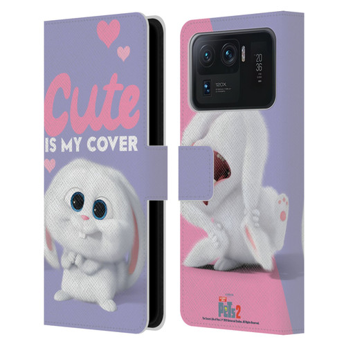 The Secret Life of Pets 2 II For Pet's Sake Snowball Rabbit Bunny Cute Leather Book Wallet Case Cover For Xiaomi Mi 11 Ultra