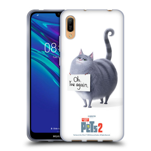 The Secret Life of Pets 2 Character Posters Chloe Cat Soft Gel Case for Huawei Y6 Pro (2019)