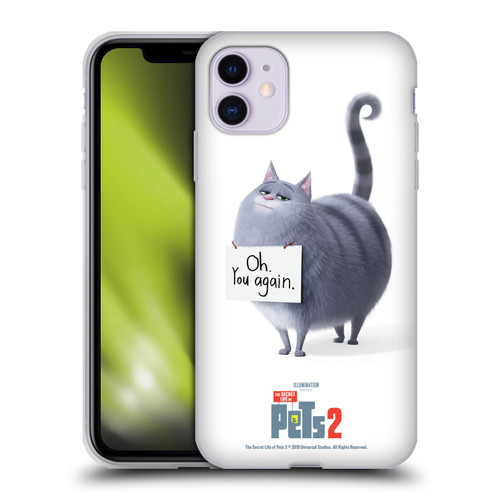 The Secret Life of Pets 2 Character Posters Chloe Cat Soft Gel Case for Apple iPhone 11