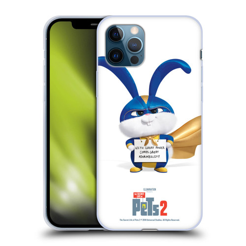 The Secret Life of Pets 2 Character Posters Snowball Rabbit Bunny Soft Gel Case for Apple iPhone 12 / iPhone 12 Pro