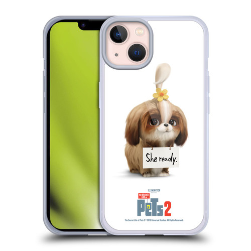 The Secret Life of Pets 2 Character Posters Daisy Shi Tzu Dog Soft Gel Case for Apple iPhone 13