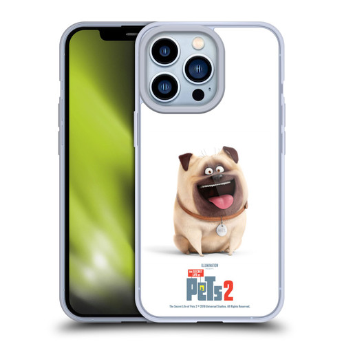 The Secret Life of Pets 2 Character Posters Mel Pug Dog Soft Gel Case for Apple iPhone 13 Pro