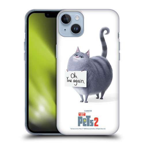 The Secret Life of Pets 2 Character Posters Chloe Cat Soft Gel Case for Apple iPhone 14 Plus