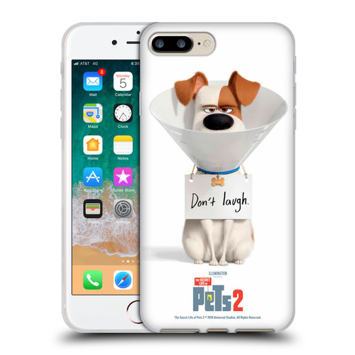 The Secret Life of Pets 2 Character Posters Max Jack Russell Dog Soft Gel Case for Apple iPhone 7 Plus / iPhone 8 Plus