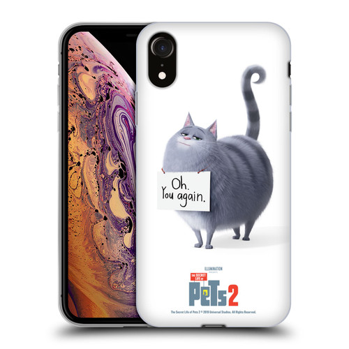 The Secret Life of Pets 2 Character Posters Chloe Cat Soft Gel Case for Apple iPhone XR
