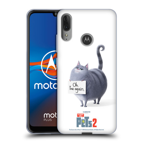 The Secret Life of Pets 2 Character Posters Chloe Cat Soft Gel Case for Motorola Moto E6 Plus