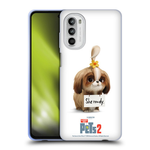 The Secret Life of Pets 2 Character Posters Daisy Shi Tzu Dog Soft Gel Case for Motorola Moto G52