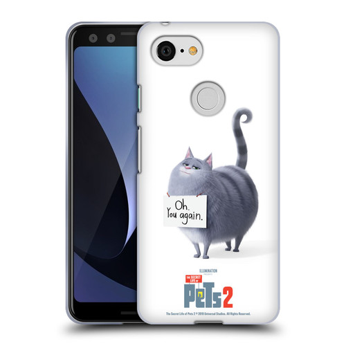 The Secret Life of Pets 2 Character Posters Chloe Cat Soft Gel Case for Google Pixel 3