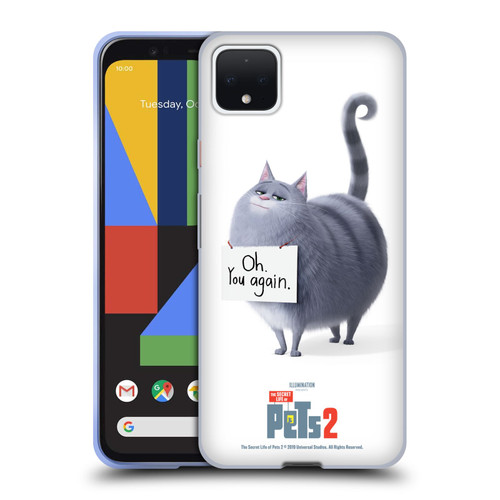 The Secret Life of Pets 2 Character Posters Chloe Cat Soft Gel Case for Google Pixel 4 XL