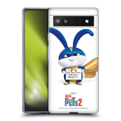 The Secret Life of Pets 2 Character Posters Snowball Rabbit Bunny Soft Gel Case for Google Pixel 6a