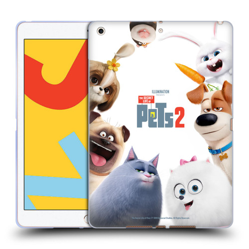 The Secret Life of Pets 2 Character Posters Group Soft Gel Case for Apple iPad 10.2 2019/2020/2021