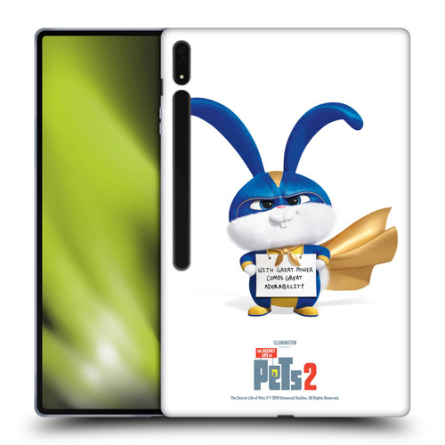 The Secret Life of Pets 2 Character Posters Snowball Rabbit Bunny Soft Gel Case for Samsung Galaxy Tab S8 Ultra