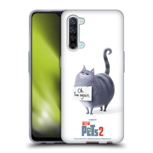 The Secret Life of Pets 2 Character Posters Chloe Cat Soft Gel Case for OPPO Find X2 Lite 5G