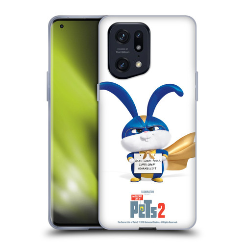 The Secret Life of Pets 2 Character Posters Snowball Rabbit Bunny Soft Gel Case for OPPO Find X5 Pro