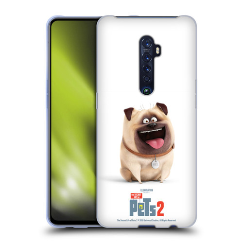 The Secret Life of Pets 2 Character Posters Mel Pug Dog Soft Gel Case for OPPO Reno 2