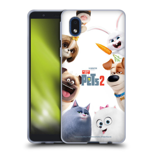 The Secret Life of Pets 2 Character Posters Group Soft Gel Case for Samsung Galaxy A01 Core (2020)