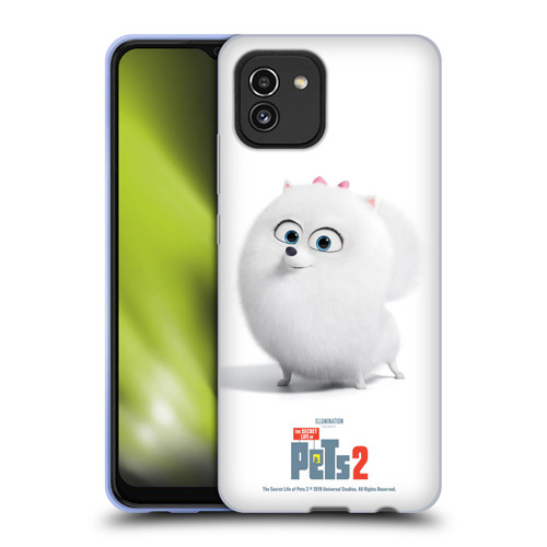 The Secret Life of Pets 2 Character Posters Gidget Pomeranian Dog Soft Gel Case for Samsung Galaxy A03 (2021)
