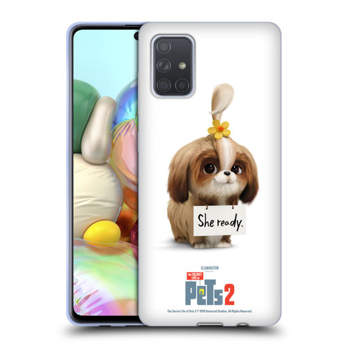 The Secret Life of Pets 2 Character Posters Daisy Shi Tzu Dog Soft Gel Case for Samsung Galaxy A71 (2019)