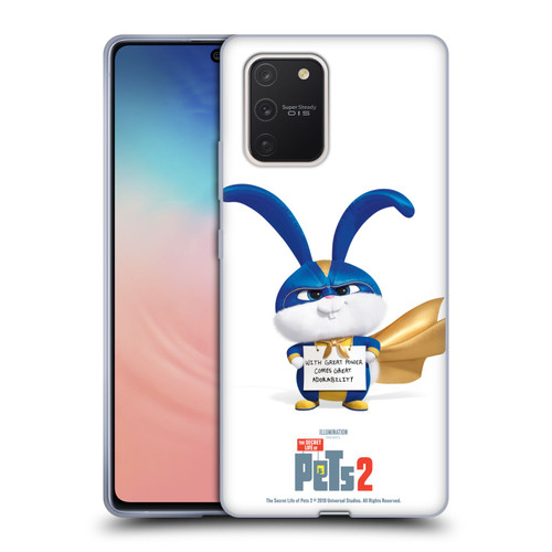 The Secret Life of Pets 2 Character Posters Snowball Rabbit Bunny Soft Gel Case for Samsung Galaxy S10 Lite