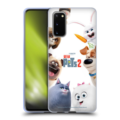 The Secret Life of Pets 2 Character Posters Group Soft Gel Case for Samsung Galaxy S20 / S20 5G